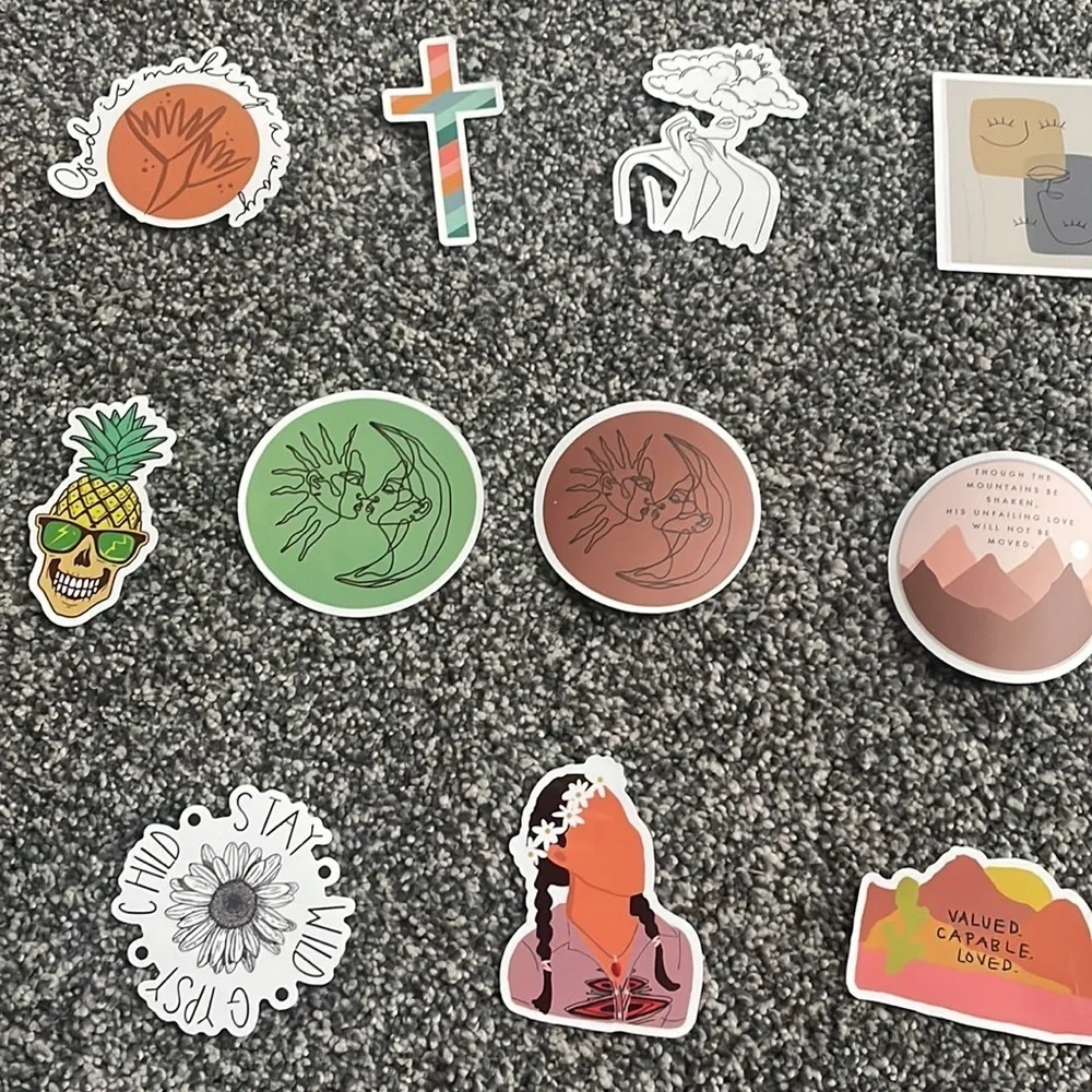 Set of‎ 26 Boho Stickers